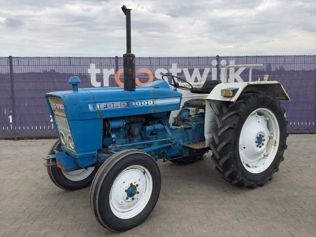 Two-wheel drive agricultural tractor