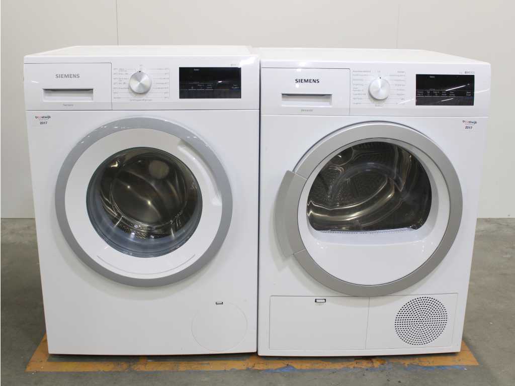 Siemens iQ300 iSensoric Washer & Siemens iQ300 iSensoric Dryer