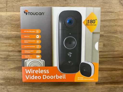 Sonnette vidéo sans fil Toucan