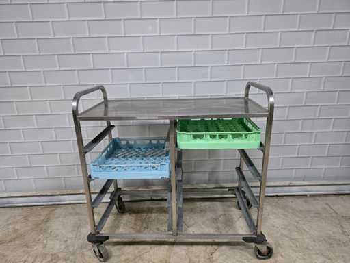 Rendisk - Stainless Steel Clearing Cart