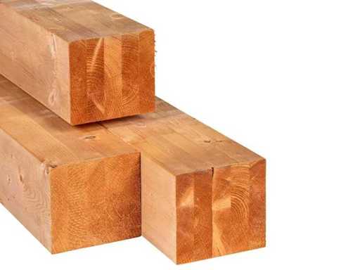 Red Class Wood paal 20x20x600 cm (15x)