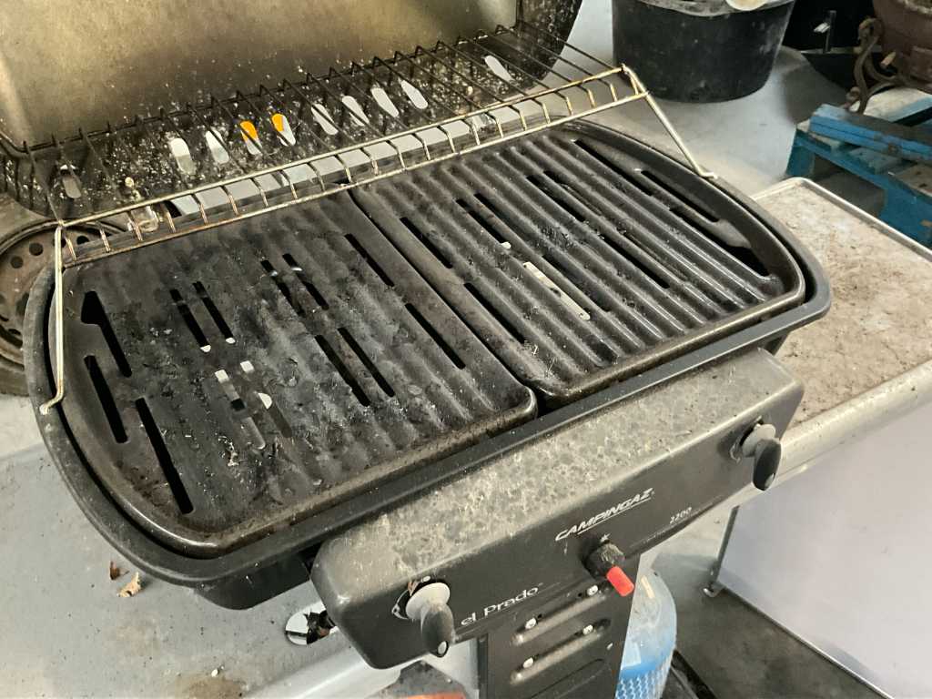 Gas bbq alu table and camping chair TOFASCO