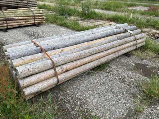 Round posts 3000xØ110-120mm (33x)