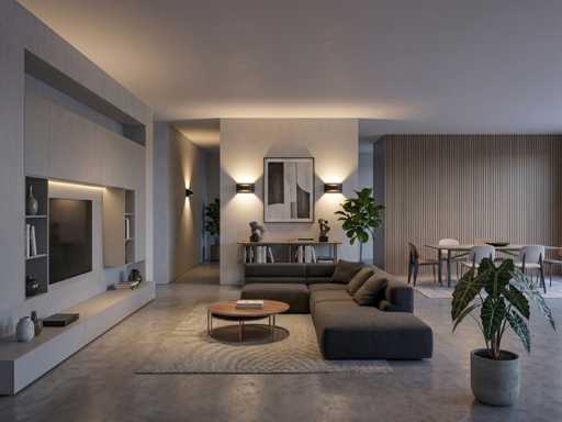 7.5W LED Wall Light design sand black warm white(8x)