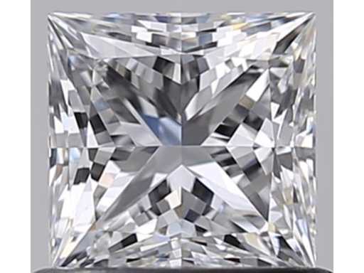 Diamant - diamant taille princesse 0,70 carat (certifié)