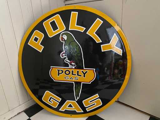 Polly Gas - Panneau émail
