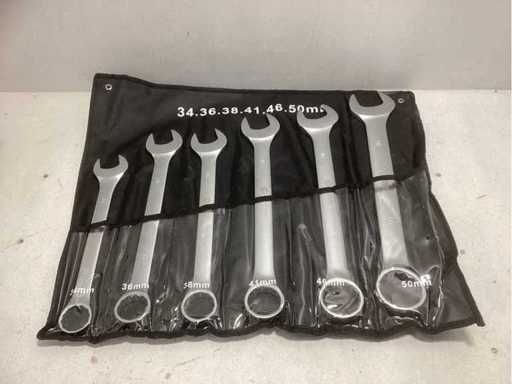 Stahlgruppe chrome vanadium xxl cu deschidere și set cu cheie inelară