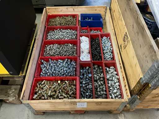 Charge von Befestigungselementen