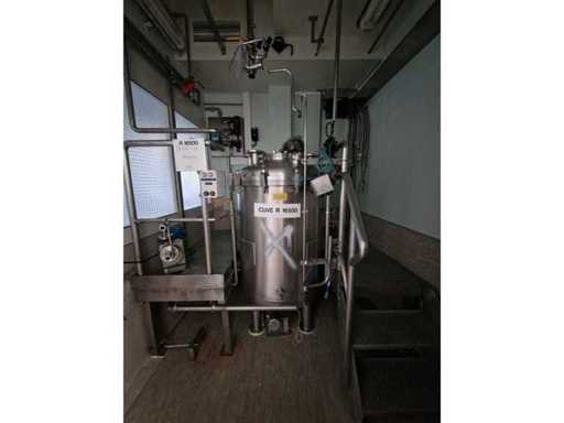 2000 - 605 L Edelstahltank
