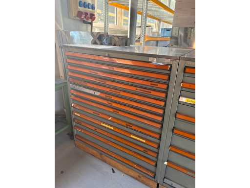 HAHN + KOLB Workshop Drawer Cabinet with Contents