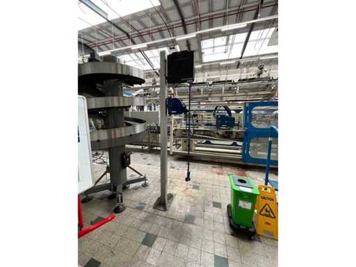 Bobine de boyau Nederman et Bobine de ligne d’air Prevost sur support 