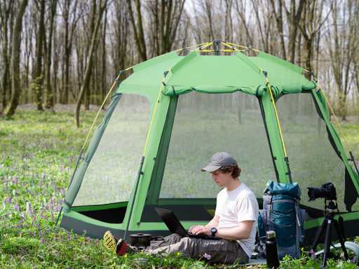 Outsunny 6-persoons Instant Automatische Kampeertent