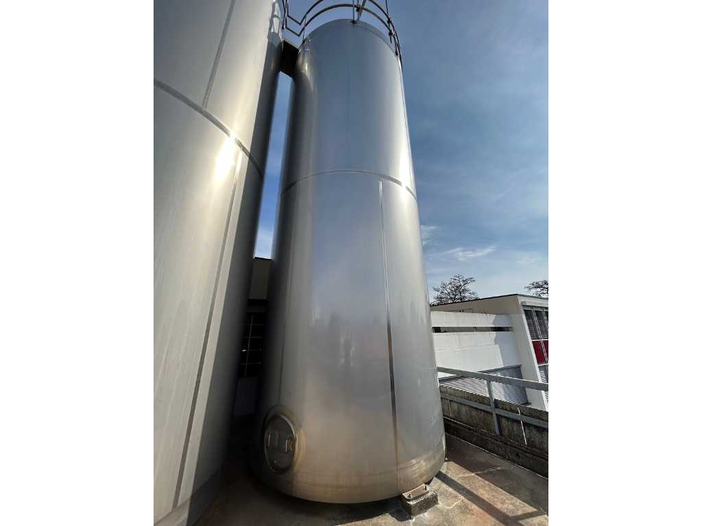 s/s geïsoleerde verticale opslagtank (50.000L)