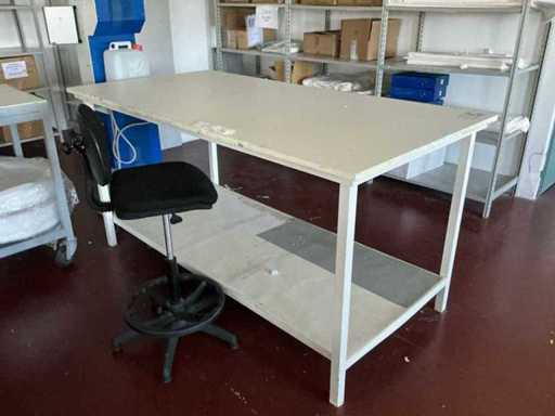 Poste de travail avec contenu