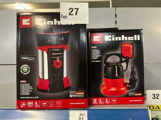 Einhell Various submersible pumps (4x)