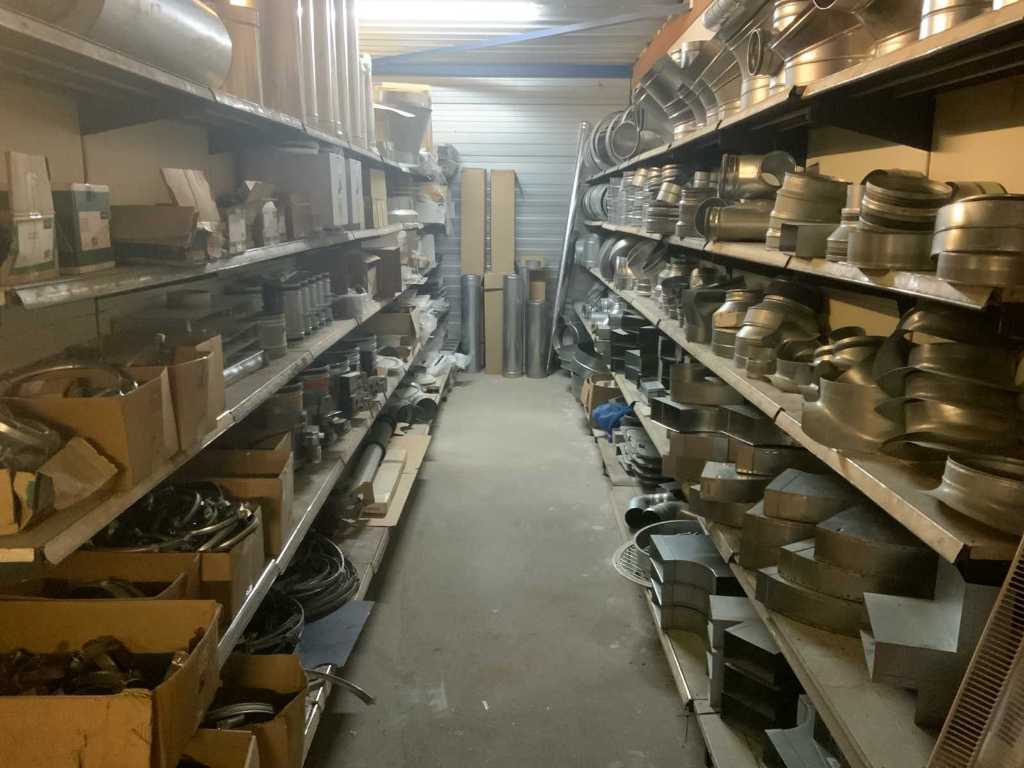 Due to relocation, forklift, racks and connection material