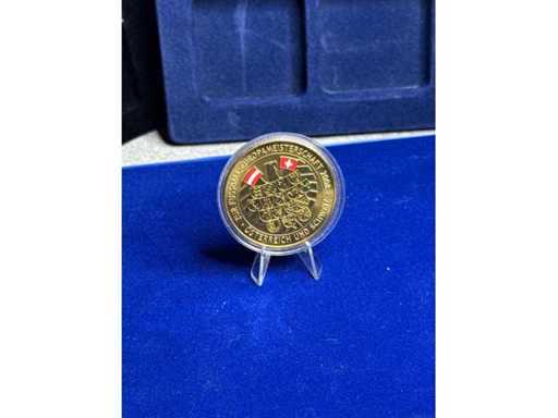 Commemorative coin for the European Football Championship 2008 Austria + Switzerland