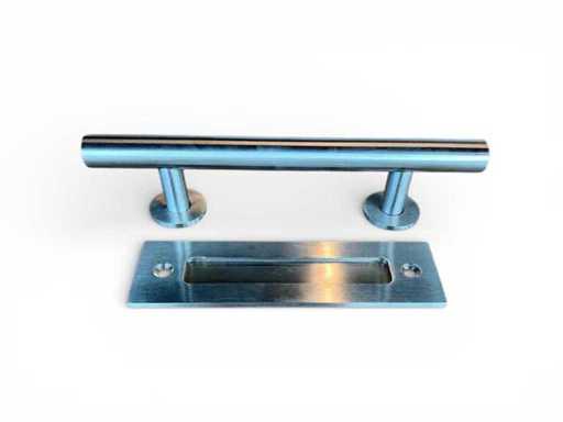 (75x) Set Hand,- en komgreep - RVS 300 mm