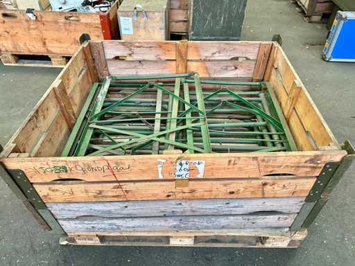 Batch of frames for folding tables