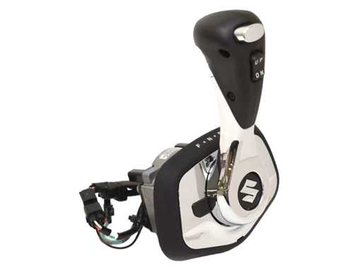 Used Suzuki 67000-98JM2 Flush Mount Outboard Engine Control Handle