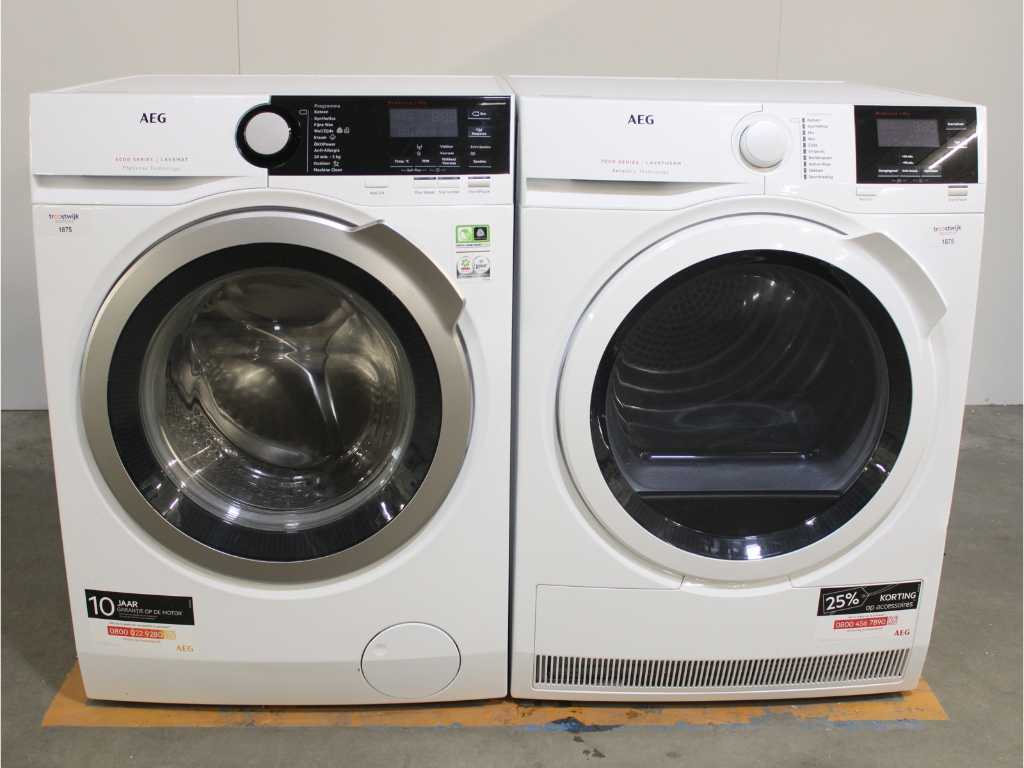 Seria AEG 6000 | Mașină de spălat cu tehnologie Lavamat ProSense & Seria AEG 7000 | Uscător cu tehnologie Lavatherm SensiDry
