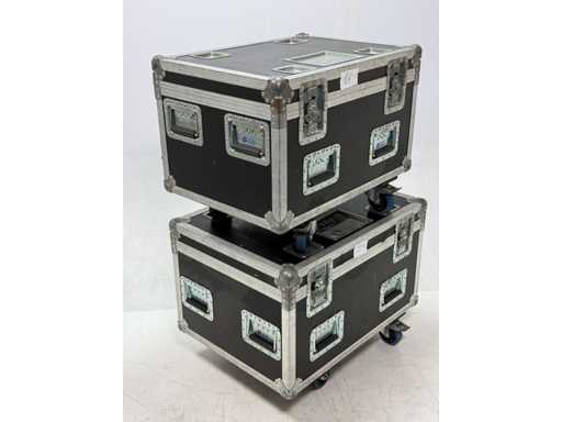 Briteq - 2018 - Flightcases for 4x Blinder (2x)