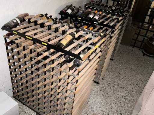 3x Weinregal und Betonelemente modulares System (Insolvenz)