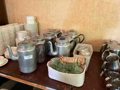 Aluminium koffiekan (7x)
