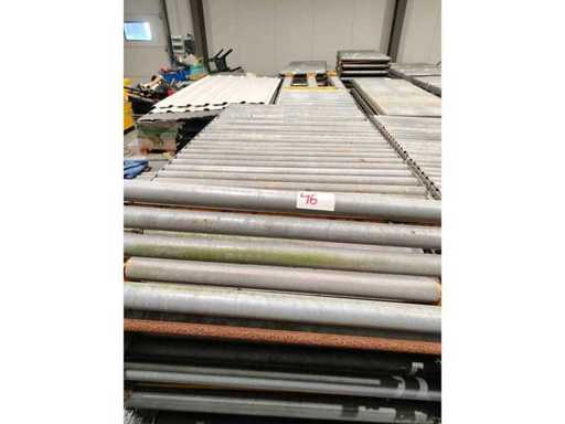 BITO - 23MB - Galvanized roller conveyor system with a pallet locking system