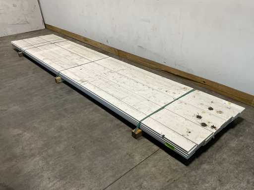 Fichtenfasteil grundiert 450x12x1,8 cm (39x)