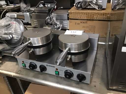 Waffel ijzer machine dubbel
