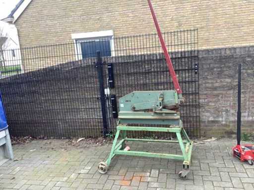 Ciseaux à plates à levier Vervoort