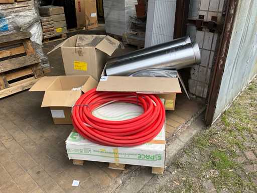 Lot de matériel d’installation de chauffage central