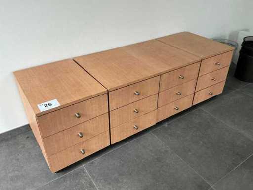 Drawer unit (4x)