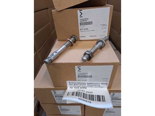 Corpuri de iluminat MS8 PV (sistem de împământare), sisteme de montare