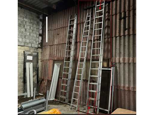 Jumbo - scala scorrevole 2x16 pioli