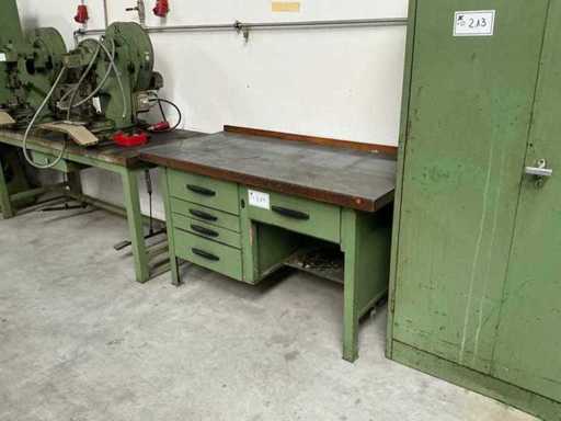 Banco de trabajo HAHN+KOLB con contenido