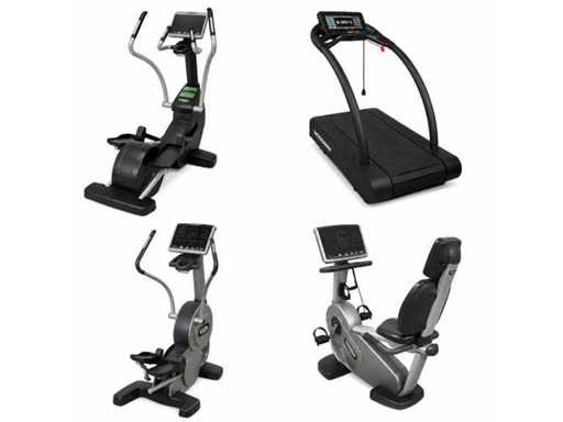Auction of Technogym & Woodway professional fitness equipment: treadmills, bicycles, ellipticals and weight machines (No reserve price)