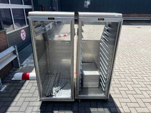 Lockwood ze stali nierdzewnej z płytkami ze stali nierdzewnej (2x)