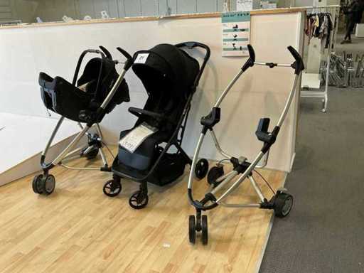 Buggy, autostoel en 2x onderstel