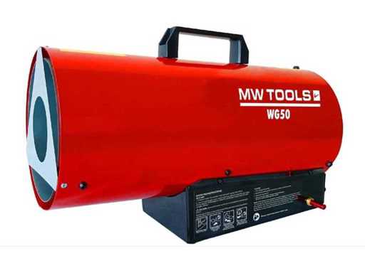 MW TOOLS - Warmeluchtblazer op propaangas 15kW MW Tools WG50
