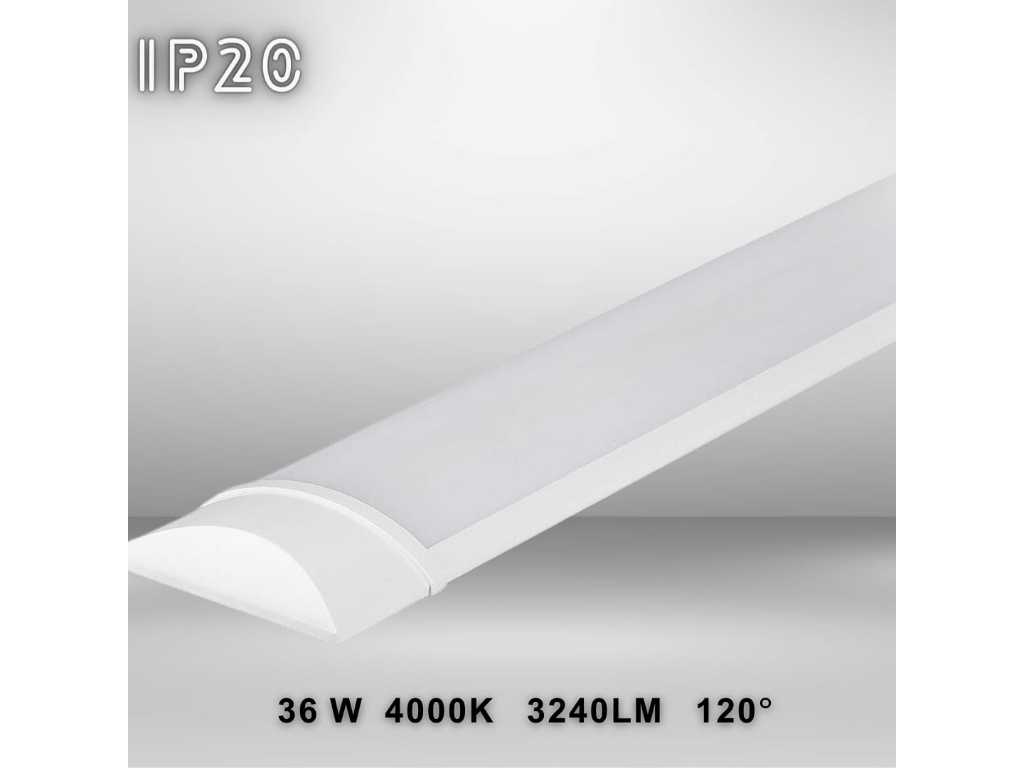 20 x listwa oświetleniowa LED 36W - 120CM - 4000K biała neutralna - pyłoszczelna