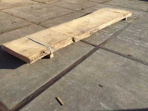Boomstam Tafelblad eiken 4100x760x90mm