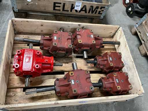 Rechteckiges Zahnrad (6x)