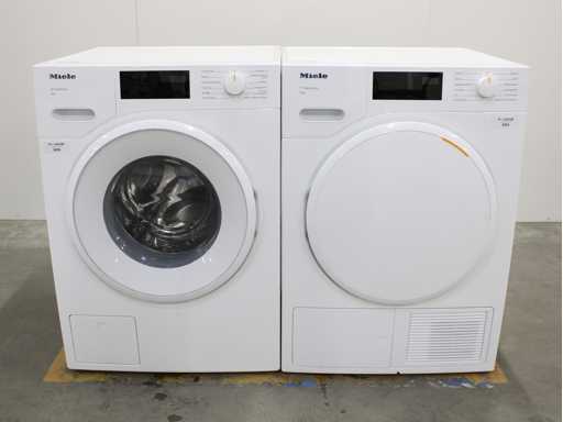 Mașina de spălat Miele W1 Selection & Uscătorul Miele T1 Selection