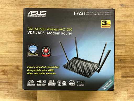 Asus DSL-AC55U Wireless-AC1200 modem router