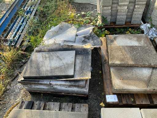 Beton Gartenplatten auf Palette (3x)