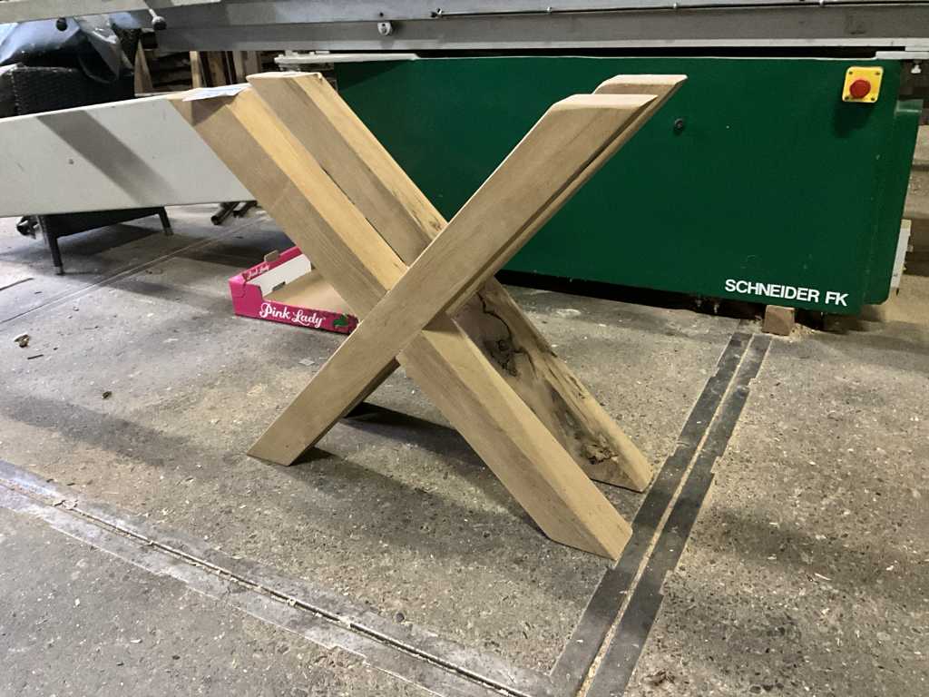 Cadre de table en chêne (2x)