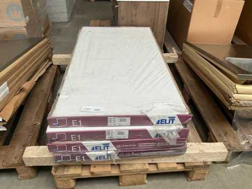 Placca bianca (120x60 cm, 4 pezzi) (4x)