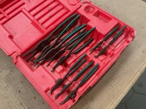 Set Snap Ring Pliers